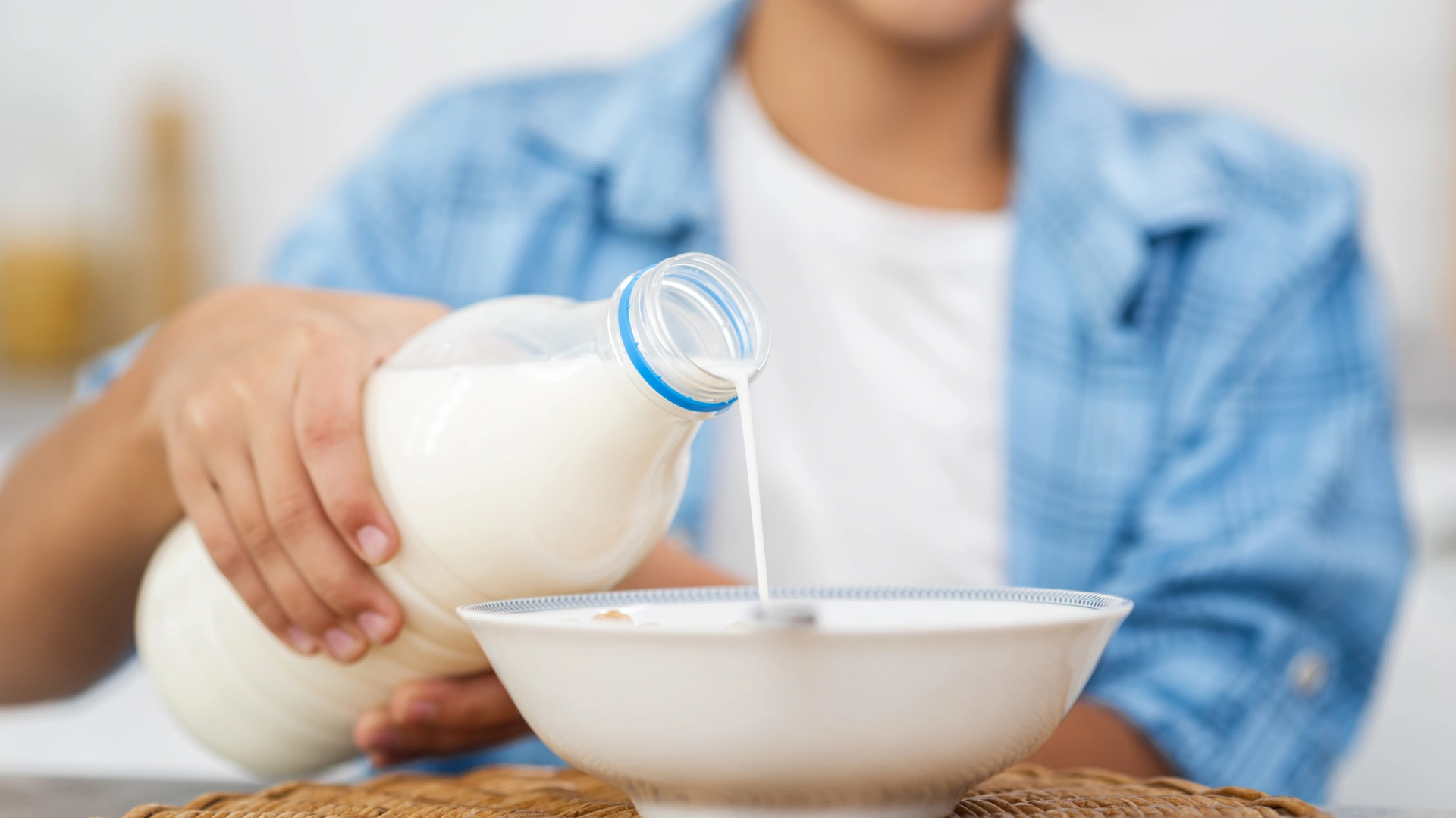 Milk processing background